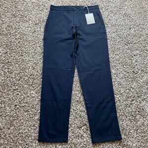 Everlane Uniform The Performance Pant Men's 30x30 Navy Stretch Cotton Chino NWT